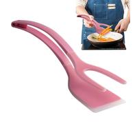 Egg Flipper Spatula - 2 In 1 Spatula And Tongs For Steak | Ergonomic Kitchen Tool | Silicone Fish Spatulas For Pancakes, Omelette, BBQ, Breakfast, Toast