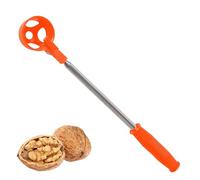 Egg Grabber, Egg Nut Telescopic Tool, 15.75-76.77 Inches Silver Packed Extendable Stainless Steel Pole, Flexible Grip Claw, Poultry Nest Collection, Eggs Picker Tools for Farm Coop Yard Orchard Use