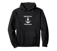 Egg Harbor Wisconsin Anchor Sudadera con Capucha