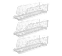 Egg Holder - Automatic Rolling Dispenser, 3 Tier Storage Container, Foldable Space Saving Design, Vertical Food Advancement, Kitchen Organization Component for Fridge Pantry