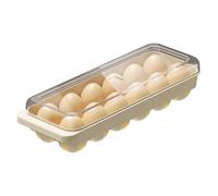 Egg Holders, Refrigerator Storage, 13.39x4.92x3.15in Twelve Slot, Space Saving, Dispenser Design, Fridge Organizer, Travel Carrier, Stackable Box for Kitchen, Home Use, Food Storage