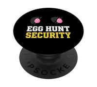 Egg Hunt Seguridad Evento Pascua Escuadrón Guardia de Aplicación PopSockets PopGrip Adhesivo