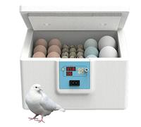 Egg Incubator, Household Quail Hatching Machine, Semi-Automatic Thermostatic Unit, Transparent Viewing Lid, Energy-Efficient Design, Perfect for Farm, Classroom, Lab,10.24x6.69x7.28 Inches