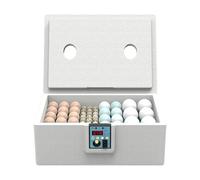 Egg Incubator, Smart Quail Incubator, 32 Egg Capacity, Waterbed Heating, Precise Temperature Control, Sturdy and User-Friendly, Energy Efficient, Easy, Perfect for Backyard, Farm