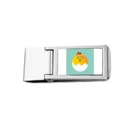 Egg Insidious Lovely Fcartoon - Cartera de bolsillo con clip para dinero de acero inoxidable