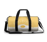 Egg Like The Sun - Bolsa de viaje para gimnasio para mujeres y hombres, bolsa de lona cilíndrica, bolsa de entrenamiento deportiva con correa para el hombro