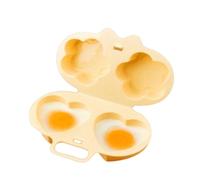 Egg Microwave Cooker, Nonstick Cavity Mold, Fast Breakfast Poacher, Food Grade Heating Tray Kitchen Cooking Tool Use for Eggs Cheese Hamburger Sandwich Morning Meal Preparation Home Kitchen Appliance