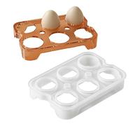 Egg Mold - 6-Cavity Easy Release Tool for Holiday Birthday Family Gathering | Silicone with Nonstick Flexible Design, Easter Decoration Mold, Indoor Outdoor Wax Soap Crafting, Baking and Diy Projects