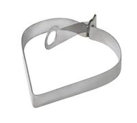 Egg Mold For Breakfast Sandwiches | Stainless Steel Heart Pancake Ring with Handle - Kitchen Accessories For Breakfast Omelette Making Cooking Frying Grill Skillet Sandwich Crepes Fruits School Christ