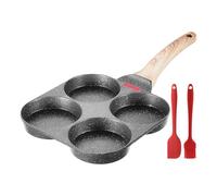 Egg Pan, 4-Cup Cookware, Household Omelette Pans, 4-Cup Cooking Utensils, Nonstick Pancake Pan For Cooking Lovers Home Cooks Camping Picnic Kitchen Meal Prep Apartment