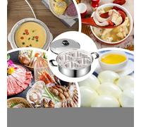 Egg Poacher - Stainless Steel Poached Egg Maker | 7.87 Inches Steamer Pan Eggs Maker Non Stick Poached | Kitchenware Rust Resistant Cooker For Breakfast Brunch Cooking |4 Cup Non Stick Steamer Pan