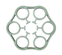 Egg Rack, Boiling Stand, 6.18x6.18x0.79in Steamer Holder, Silicone Base, Food Grade Material, Heat Resistant, Kitchen Tool, Cooking Utensil for Pressure Cooker, Steaming, Breakfast, Home, Meal Prep