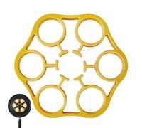 Egg Rack, Boiling Stand, 6.18x6.18x0.79in Steamer Holder, Silicone Base, Food Grade Material, Heat Resistant, Kitchen Tool, Cooking Utensil for Pressure Cooker, Steaming, Breakfast, Home, Meal Prep