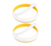 Egg Rings For Griddle- 2 Pieces Round Mold Frying Eggs Ring | 10.2x10.2x2.5cm Circle Eggs Mold | Kitchen Gadgets For Breakfast Brunch Morning Pancake Meal Prep Omelet Burger BBQ English Camping