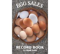 Egg Sales Record Book: Precise egg counting solution for poultry farmers. Keep a record of egg production, inventory, and sales effortlessly using our egg count log book.