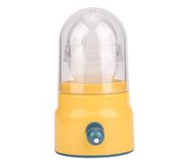 Egg Scrambler Shaker | Manual Golden Egg Maker for Cooking/Baking/Breakfast | Thickened Plastic & Soft Silicone Pad, Secure - Drop Design | Easy to Maintain, Portable Kitchen (Yellow)