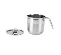 Egg Separator Bucket 304 Stainless Steel | Lid Keeps Egg Whites Pure & Unspoiled | Kitchen Egg White Separator for Baking/Cooking | Sturdy Handle, Easy Pour (Estilo 2)