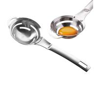 Egg Separator For Raw Eggs, Practical Yolk White Filter, 304 Stainless Steel Hangable Splitter Tool, Egg Extractor For Baking, Cooking, Easy Clean Kitchen Gadget For Home Chefs, 20.5x7.3cm