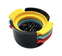 Egg Slicer, Egg Cutter for Hard Boiled Eggs, 3 in 1 Stainless Steel Wire Slicer for Egg Strawberry or Soft Fruits etc.