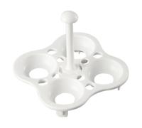Egg Steamer, Pot Rack, Kitchen Accessory, Multipurpose Design, Compact Lightweight, Indoor and Outdoor Cooking Use, 3.62x3.62x3.31 Inches / 4.72x4.72x4.8 Inches
