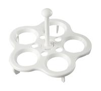 Egg Steamer, Pot Rack, Kitchen Accessory, Multipurpose Design, Compact Lightweight, Indoor and Outdoor Cooking Use, 3.62x3.62x3.31 Inches / 4.72x4.72x4.8 Inches
