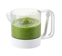 Egg Stir Cup | 7.28In Semi Automatic Manual Press Egg Whisk Cup ABS Kitchen Food Mixer Container Easy Hand Mixing Tool | Baking Restaurant Home Cafe Dining Use