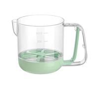 Egg Stir Cup, Hand Press Mixer, 6.38x4.8x4.53 Inches Manual Blending Function, Cream Beating Design with Measurement Scale, Mixing Cups for Household, Baking, Party, Kitchen
