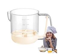 Egg Stir Cup, Sturdy Pressed Cream Beating Cup, Heavy Duty Multifunctional Hand Push Mixer, Compact Kitchen Gadget for Baking and Cooking,6,38 x 4,8 x 4,53 pulgadas