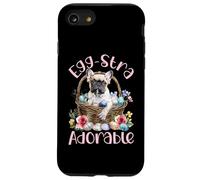 Egg-stra - Adorable Cesta de Pascua con diseño de Bulldog francés Carcasa para iPhone SE (2020) / 7/8
