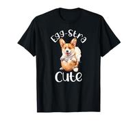 Egg-stra Cute Adorable Corgi en Huevo Divertido Huevo de Pascua Corgi Camiseta