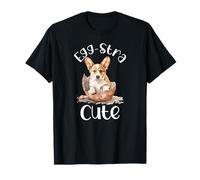 Egg-stra Cute Adorable Corgi en Huevo Divertido Huevo de Pascua Corgi Camiseta