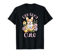Egg-stra Cute Adorable Corgi en Huevo Divertido Huevo de Pascua Corgi Camiseta