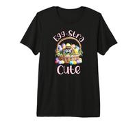 Egg-stra Lindo Adorable araña Saltando en Cesta de Pascua Spood Camiseta Premium