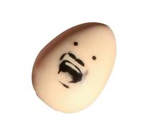 Egg Stress Ball - Egg Shape Squeeze Toy with Funny Expression | Soft Relief Sensory Fidget for Kids Adults Home, Office Study with Work Travel, Party Favors Goodie Bag Stuffers