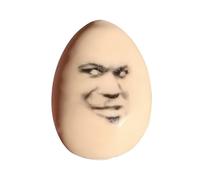 Egg Stress Ball - Soft 5.5x4cm | Egg Shape Squeeze Toy with Funny Expression, Soft Relief Sensory Fidget For Kids Adults | For Home Office Study Work Travel Party Favors Goodie Bag Stuffers