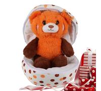 Egg Stuffed Figurine - PP Cotton Plush Model, Zip Character | 25cm Decorative with Cuddly Feel, Charming Gift Idea for Boys Women Youth Home Study Nursery Couch Office Shelf