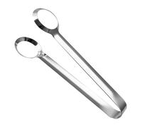 Egg Tongs - 7.20 Inch Stainless Steel Kitchen Tongs | Stainless Steel Food Clip - Ergonomic 430 Stainlesssteel Design for Salad Pasta Meatballs and Eggs, Easy to Hold and Haņg, Ideal for Cooking