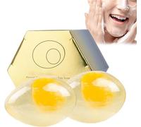 Egg White Soap, Egg White Soap For Face, Egg Shape Scented Botanical Soap Bar, Egg White Bar Soap, Advanced Handmade Egg Shaped with Kojic & Hyaluronic Acid Soap, Natural Ingredients. (2Pcs)