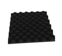 Eggcrate Studio - Paneles acústicos de espuma insonorizada, amortiguadores de ruido, color negro