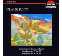 Egge: Symphonies 2 & 4, Concerto for Cello & Orch