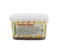Eggersmann - Cubo de recompensa para caballos, Regalos de Caballos, Manzana, Plátano, Zanahoria, Cubo de 3 kg