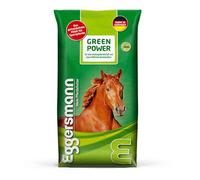 Eggersmann Green Power 20 kg - Muesli para caballos sin cereales - para caballos relacionados con el rendimiento en entrenamiento y deportes de torneos - Comida natural para caballos Eggersmann