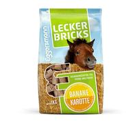 Eggersmann Mein Pferdefutter Eggers Muñeco Sabroso Bricks Plátano/Zanahoria 1 kg…