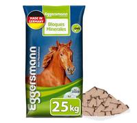 Eggersmann Mein Pferdefutter Mineral Bricks 25 kg - Alimento Mineral para Caballos - para apoyar el metabolismo y el Sistema inmunológico - Comida para Caballos con minerales y vitaminas