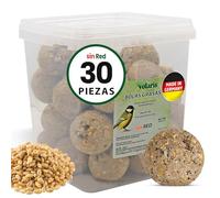 Eggersmann volaris 30 bolas de masa sin red de 2,7 kg | Bola de grano para aves silvestres | Alimento completo nutritivo para todo tipo de aves
