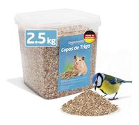 Eggersmann volaris Copos de trigo de 2,5 kg, nutrientes para aves silvestres, trigo natural, ideal como alimento para aves, pollos y roedores, alimento para aves silvestres durante todo el año y de