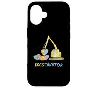 Eggscavator - Excavadora divertida de Pascua para caza de huevos Carcasa para iPhone 16