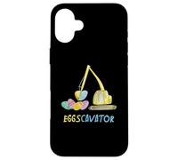 Eggscavator - Excavadora divertida de Pascua para caza de huevos Carcasa para iPhone 16 Plus