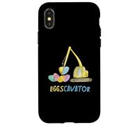 Eggscavator - Excavadora divertida de Pascua para caza de huevos Carcasa para iPhone X/XS