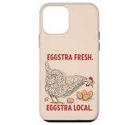 Eggstra - Gráfico de pollo divertido local fresco para fanáticos de Coop Carcasa para iPhone 12 mini
